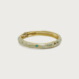 Vintage Floral Bangle Bracelet
