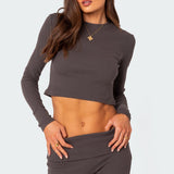 Coffee Break Ribbed Top