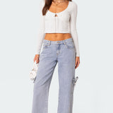Lorey Lacey Knit Top