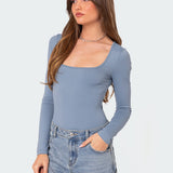Joanna Square Neck Bodysuit