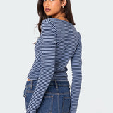 Jocelyn Striped Top