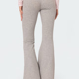 Molly Contrast Flared Leggings