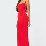 Clea Open Back Maxi Dress
