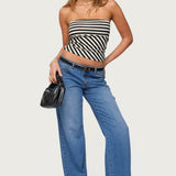 Betsana Striped Tube Top