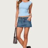 Jarah Pointelle Knit Boat Neck Top