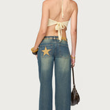 Alana Floral Handkerchief Halter Top