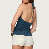 Leonora Halter Babydoll Top