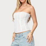 Reed Sheer Mesh Corset