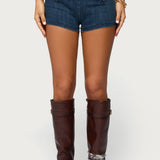 Sashe Stretchy Denim Shorts