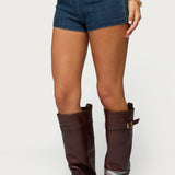 Sashe Stretchy Denim Shorts