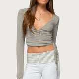 Malenna Wrap Top