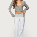 Malenna Wrap Top