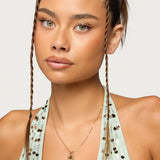 Sun Gemstone Cascading Chain Necklace