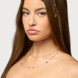 Layered Mixed Stone Necklace