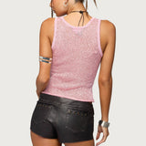 Eleora Sequin Knit Tank Top