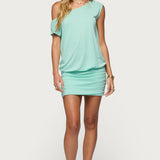 Marya Off Shoulder Ruched Mini Dress