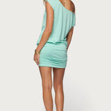 Marya Off Shoulder Ruched Mini Dress
