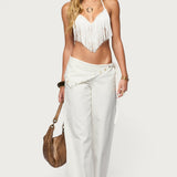 Kienna Fringed Bra Top