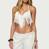 Kienna Fringed Bra Top