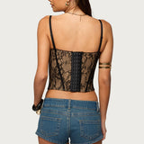 Saffire Detachable Straps Lace Corset