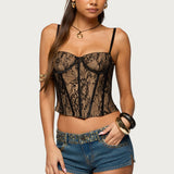 Saffire Detachable Straps Lace Corset