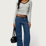 Morah Lacey Polka Dot Top