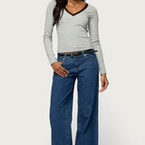 Morah Lacey Polka Dot Top