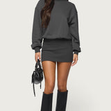 Jannah Sweatshirt Mini Dress
