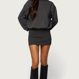 Jannah Sweatshirt Mini Dress