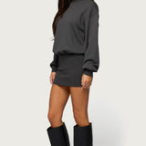 Jannah Sweatshirt Mini Dress