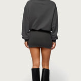 Jannah Sweatshirt Mini Dress