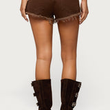 Josefina Low Rise Denim Shorts