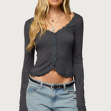 Gayle Lacey Button Up Top