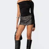 Asymmetric Off Shoulder Bodysuit