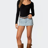 Jonah Long Sleeve V Neck Bodysuit