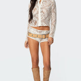 Peyson Sheer Lace Top