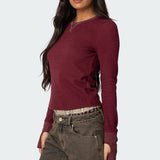 Waffle Long Sleeve T Shirt