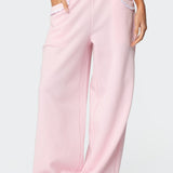 Ashtin Ruffle Trim Joggers