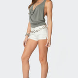 Dinah Denim Micro Shorts