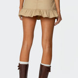 Ninna Peplum Mini Skirt