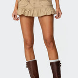 Ninna Peplum Mini Skirt