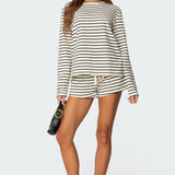 Jordyn Striped Long Sleeve T Shirt