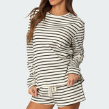 Jordyn Striped Long Sleeve T Shirt