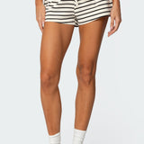 Jordyn Striped Drawstring Shorts