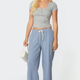 French Terry Straight Leg Joggers
