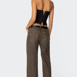 Elaina Lacey Strapless Corset
