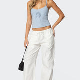 Tova Striped Scoop Tank Top