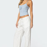 Tova Striped Scoop Tank Top