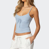 Tova Striped Scoop Tank Top
