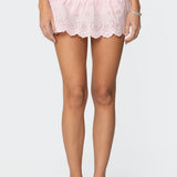 Emory Eyelet Mini Skort
